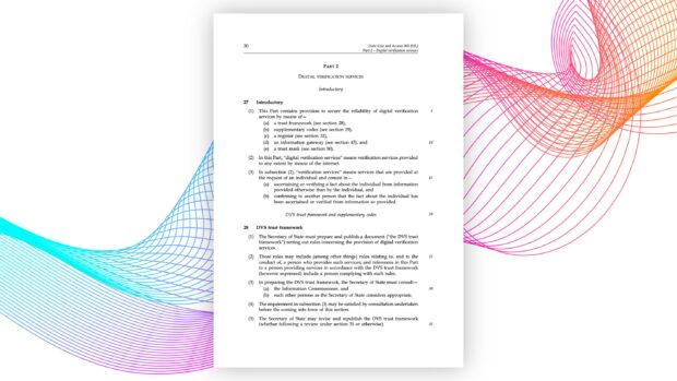 Page 30 of the Data (Use and Access) Bill – which is the start of 'Part 2' on Digital Verification Services