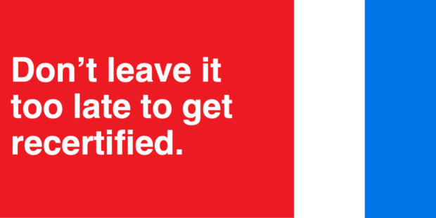 Don't leave it too late to get rectified